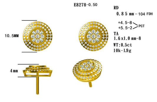 19310E EARRING WITH DIAMONDS