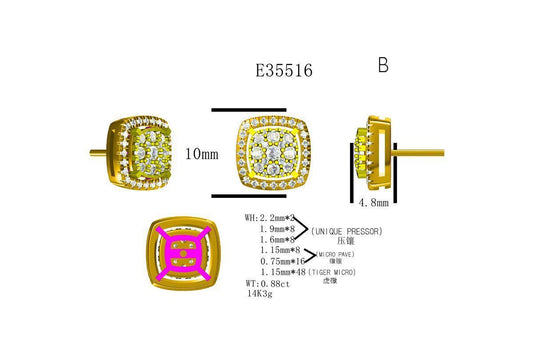 19316E EARRINGS WITH DIAMONDS
