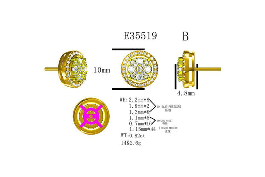 19317E EARRING WITH DIAMONDS