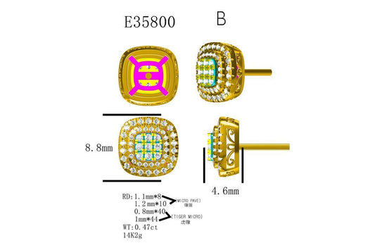 19320E EARRINGS WITH DIAMONDS