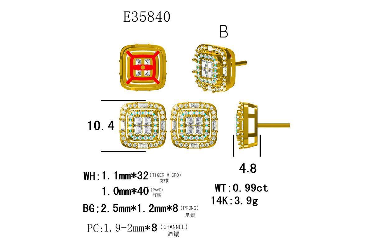 19321E EARRING WITH DIAMONDS