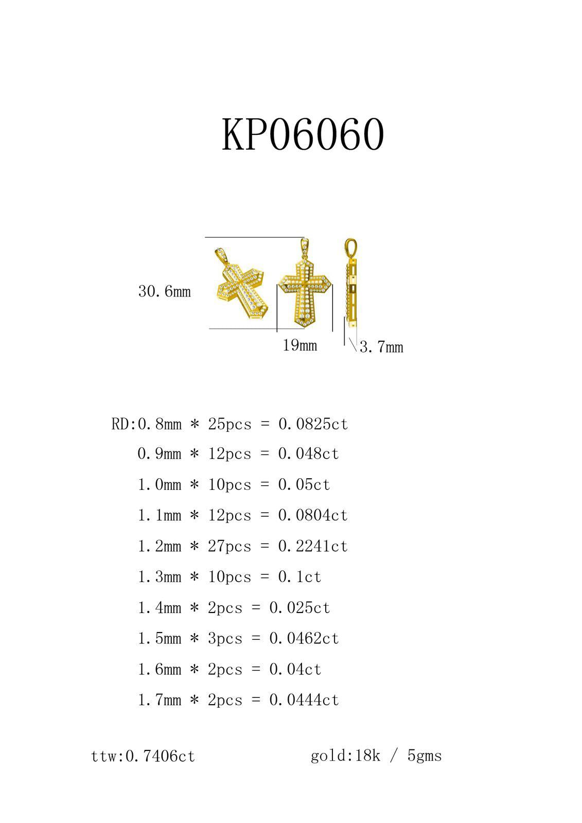 19322P PENDANT WITH DIAMONDS