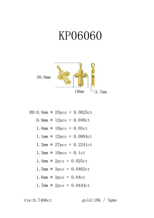 19322P PENDANT WITH DIAMONDS