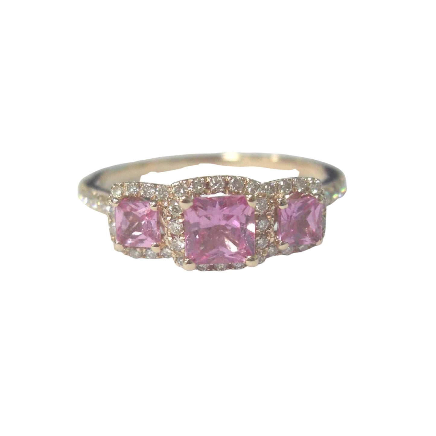 10331ER Ring With Diamond & Gemstone