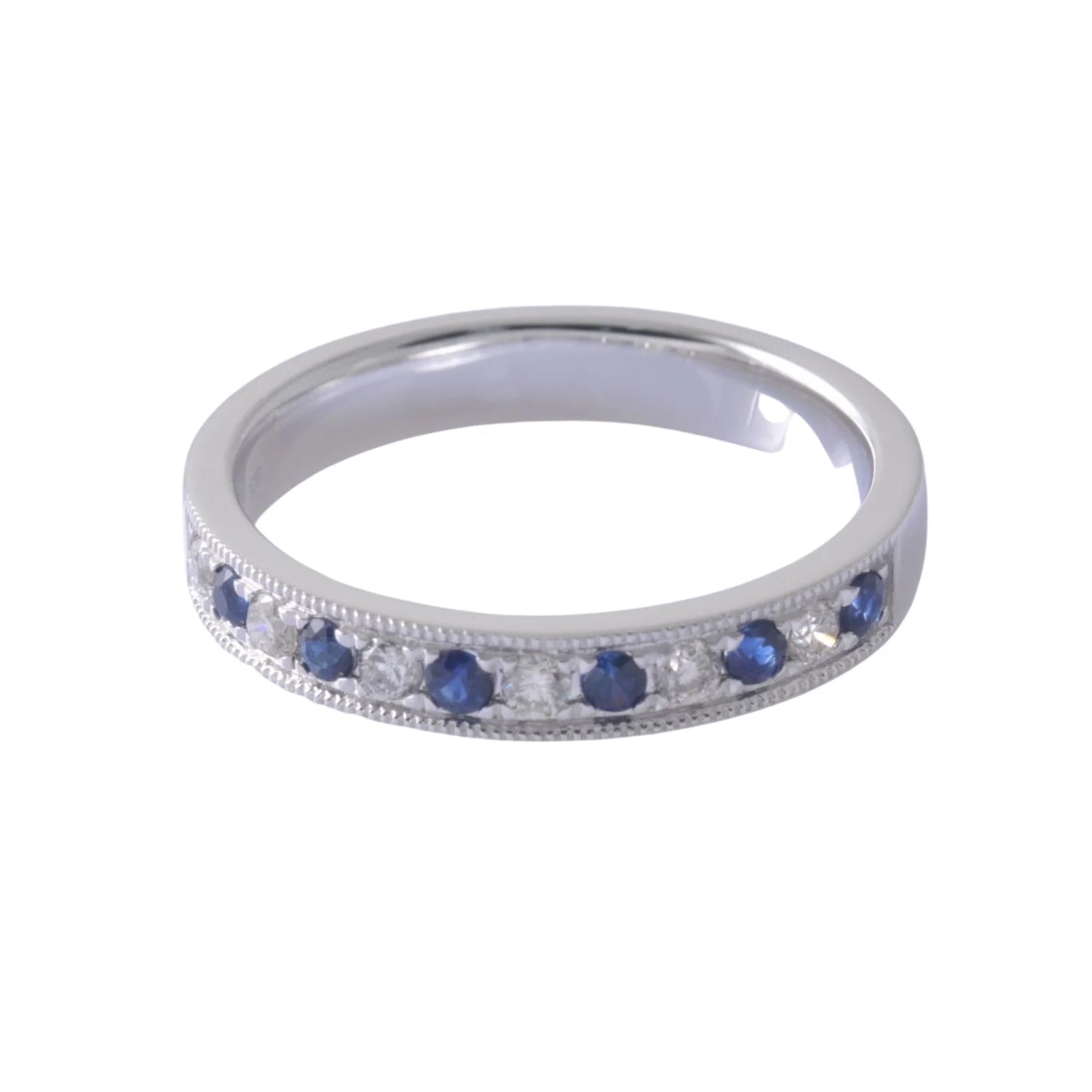 11432R Ring With Diamond & Gemstone