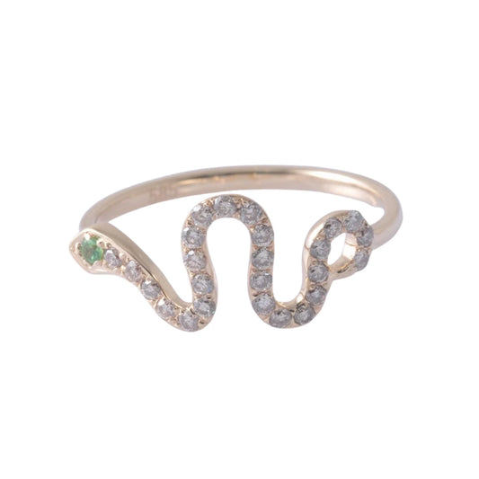 12147R Ring With Diamond & Gemstone