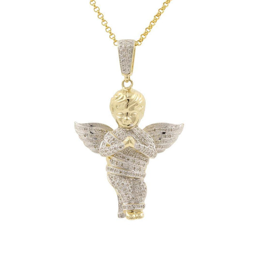 12841P S925 Silver Pendant With Diamond