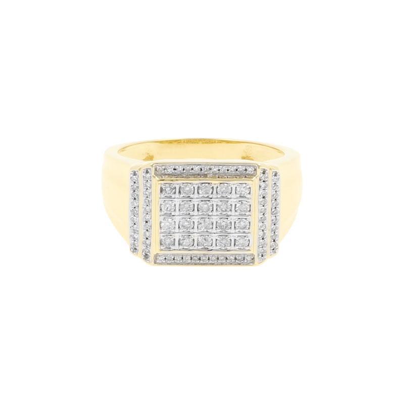 13743R 10K GOLD RING WITH DIAMOND