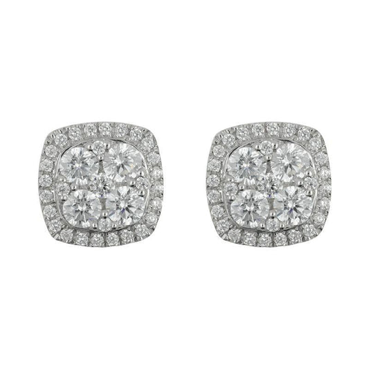 13899E-1CT Earring With Diamond