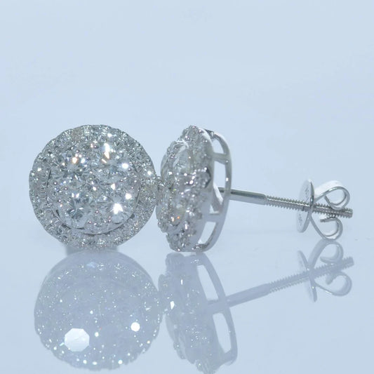 13900E-1.5CT Earring With Diamond