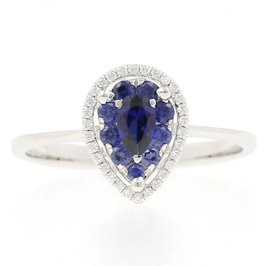 15382R-PS9X6 Ring With Diamond & Gemstone
