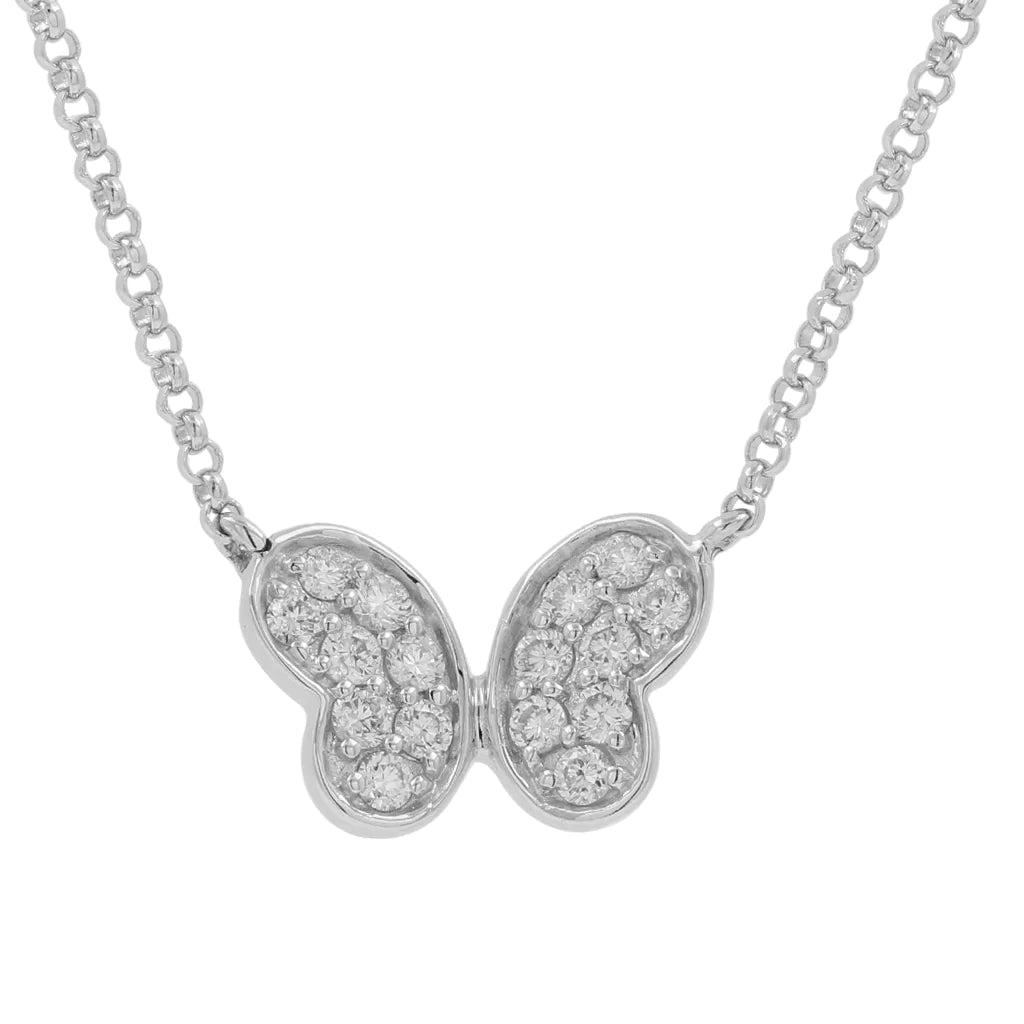 15693N-0.17CT Necklace With Diamond