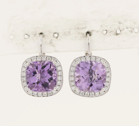 15877E Earring With Diamond & Gemstone