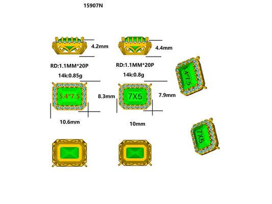 15907N Necklace With Diamond
