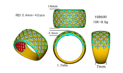 15950R Ring With Diamond