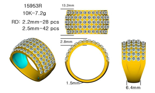 15953R Ring With Diamond