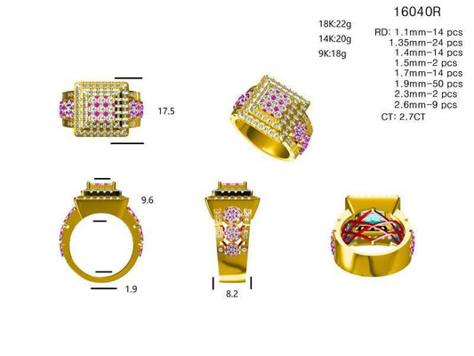 16040R Ring With Diamond
