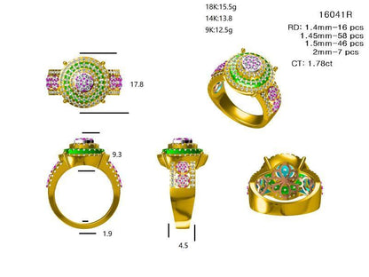 16041R Ring With Diamond