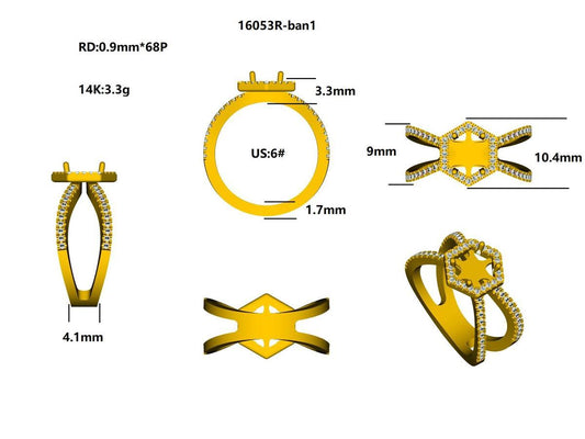 16053R Ring With Diamond