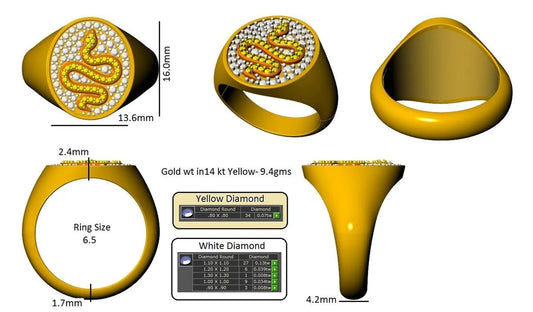 16060R Ring With Diamond