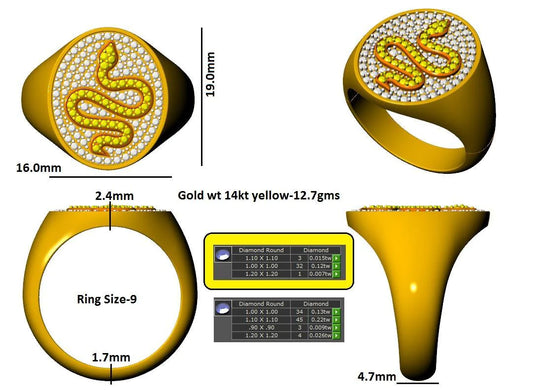 16060R-L Ring With Diamond & Gemstone