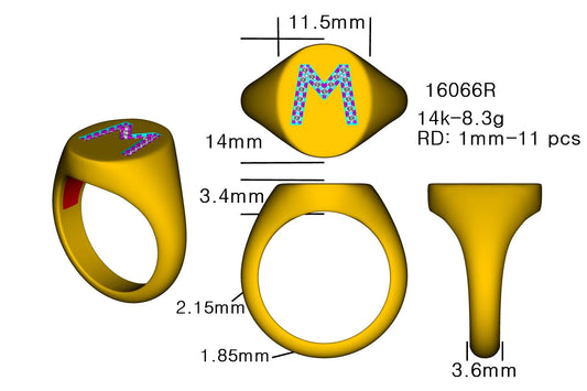 16066R Ring With Diamond