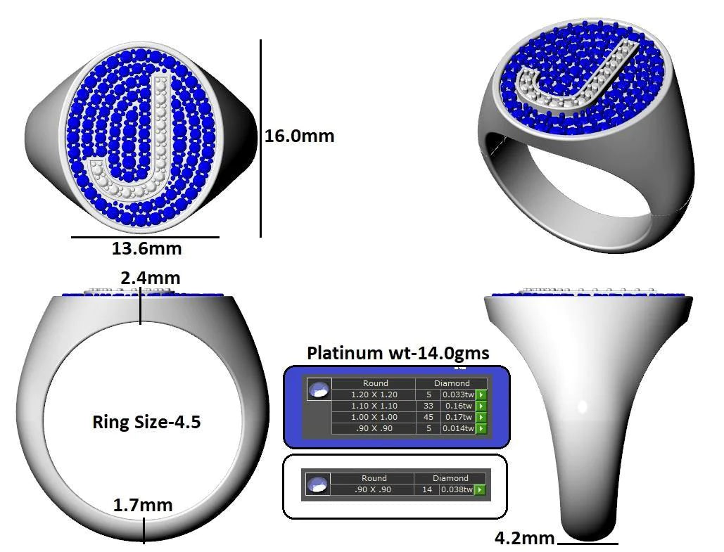16067R-S Ring With Diamond