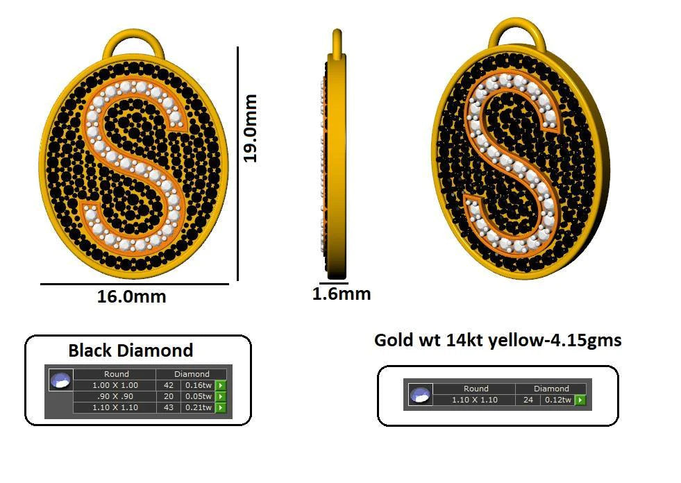 16069P-L Pendant With Diamond
