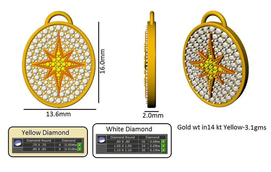 16100P Pendant With Diamond