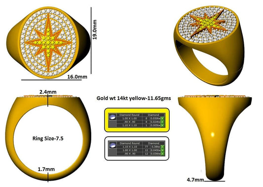 16100R Ring With Diamond