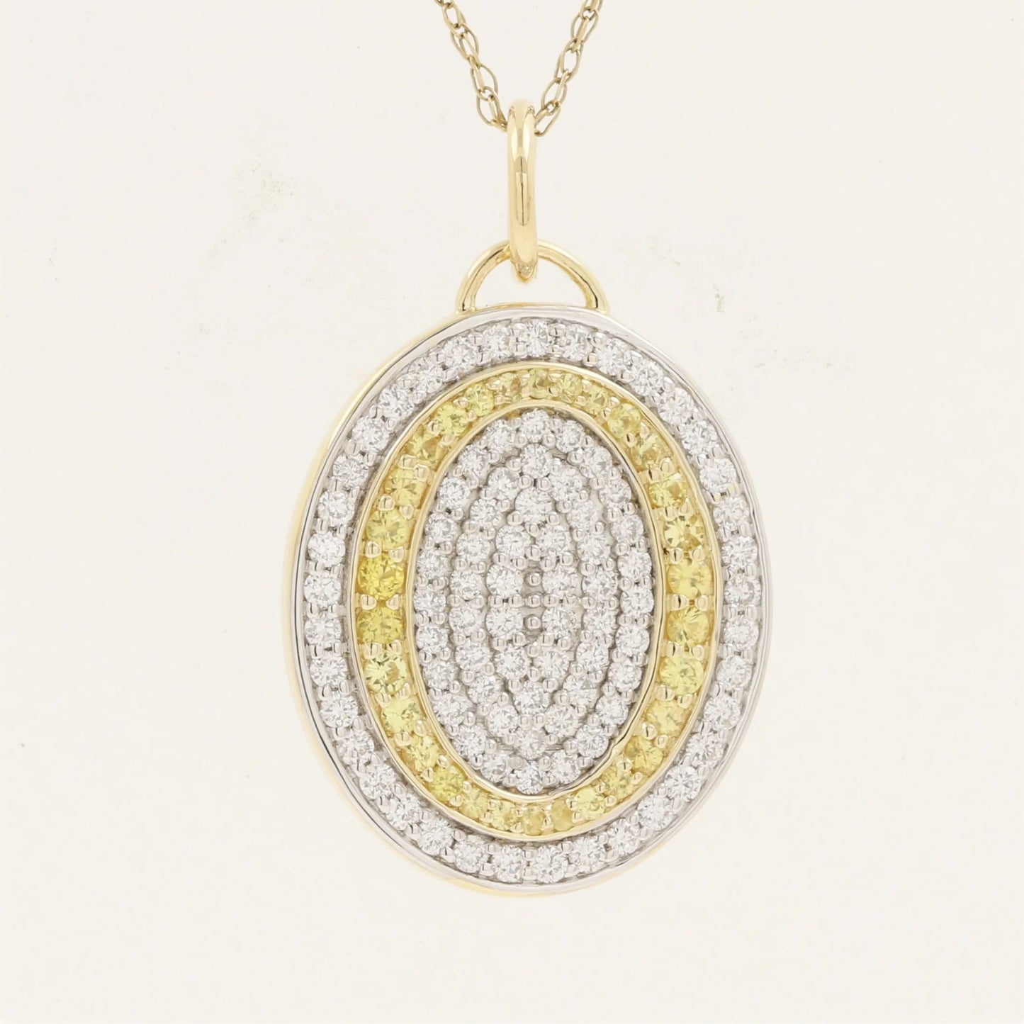 16127P Pendant With Diamond And Gemstone
