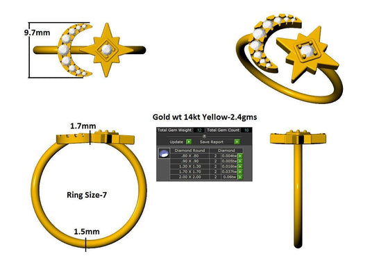 16133R Ring With Diamond