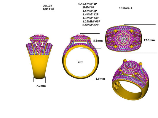 16167R Ring With Diamond