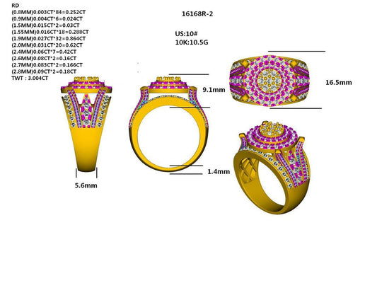 16167R Ring With Diamond