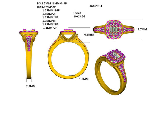 16169R Ring With Diamond