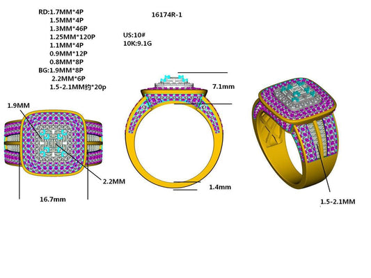 16174R Ring With Diamond