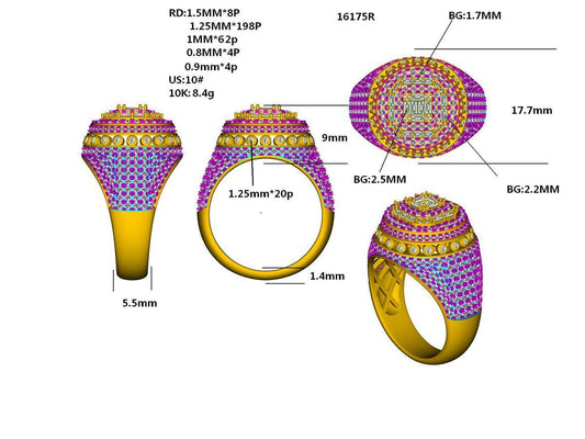 16175R Ring With Diamond