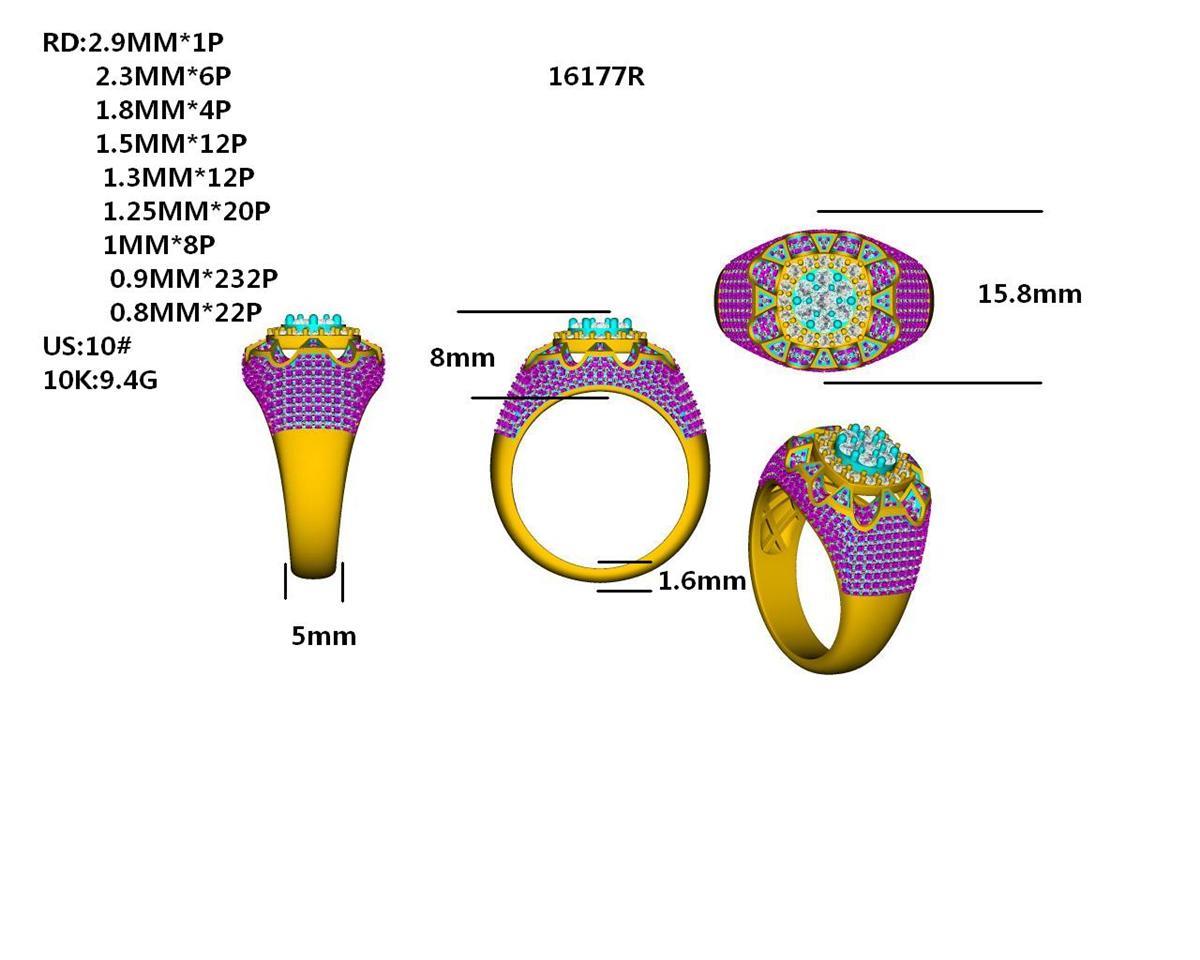 16177R Ring With Diamond