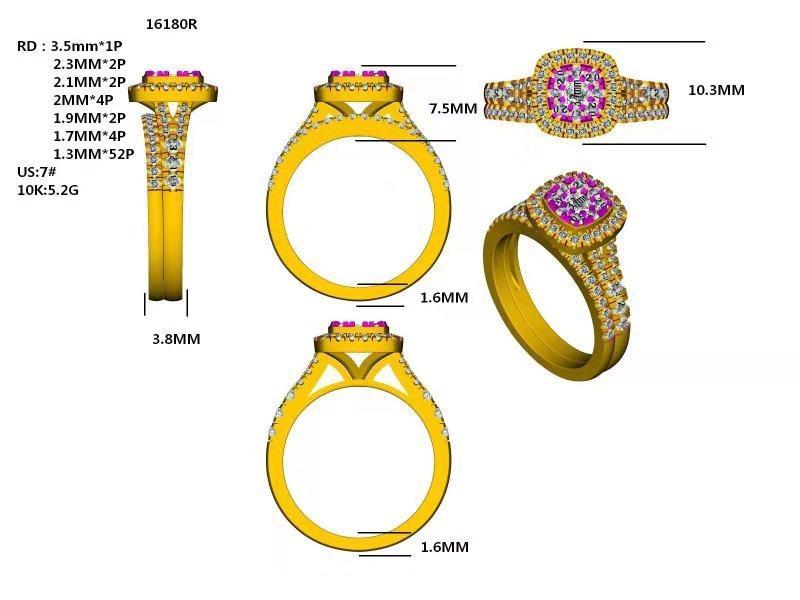 16180R Ring With Diamonds