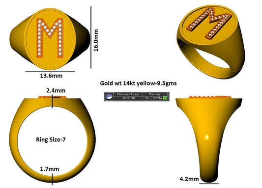 16216R Ring With Diamond