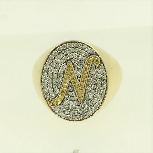 16258R Ring With Diamond & Gemstone