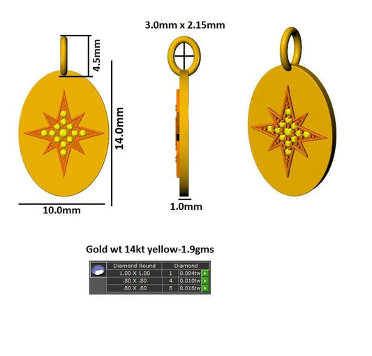 16275P-S Pendant With Diamond