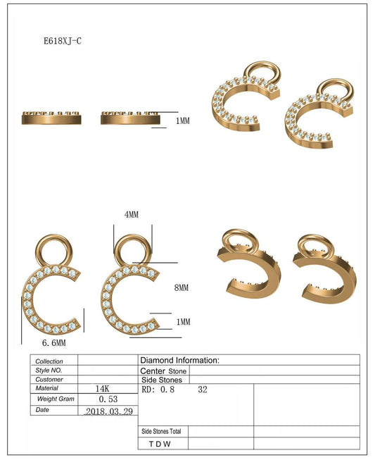 16282P-C Pendant With Diamond