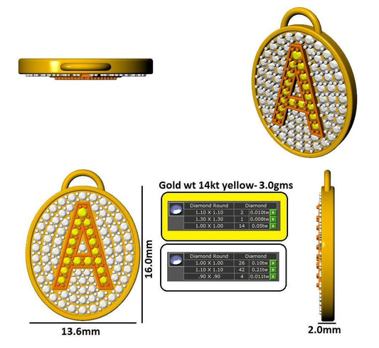 16287P Pendant With Diamond