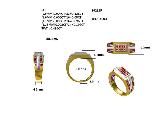 16292R Ring With Diamond
