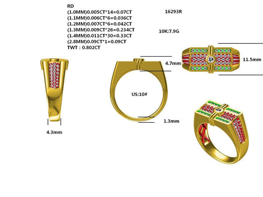 16293R Ring With Diamond