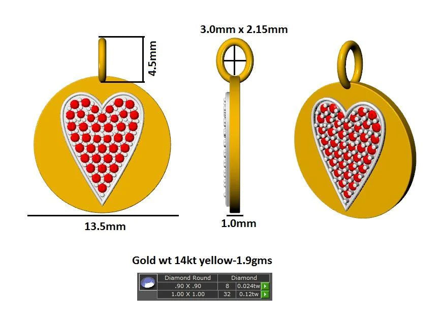 16319P Pendant With Diamond