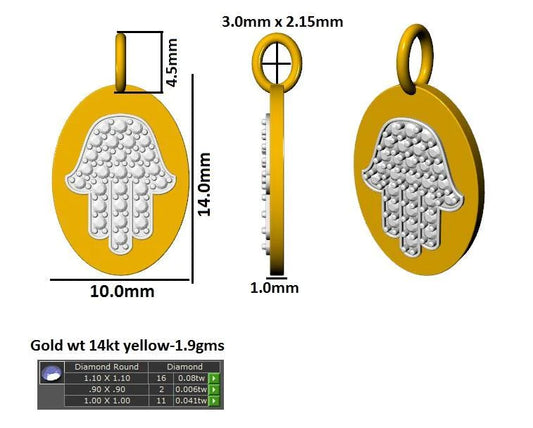 16320P Pendant With Diamond