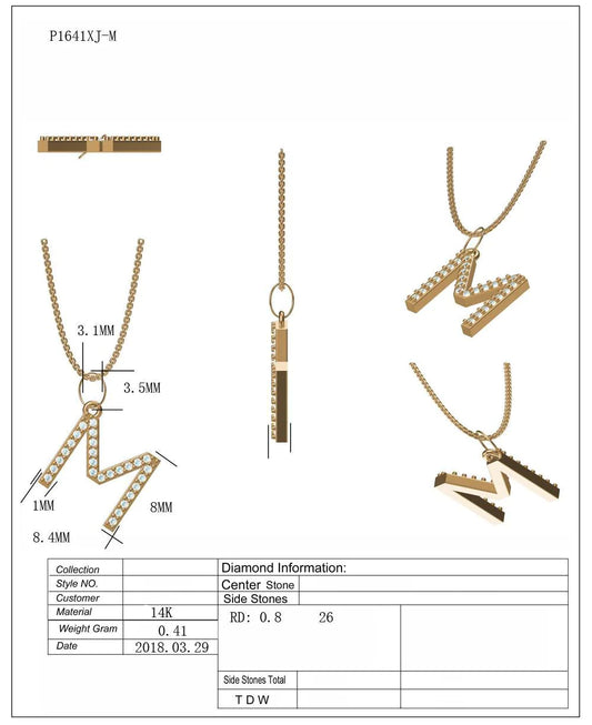 16325P Pendant With Diamond