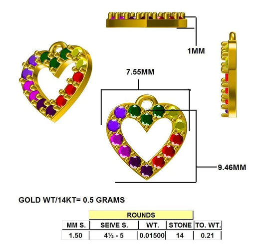 16340P Pendant With Gemstone